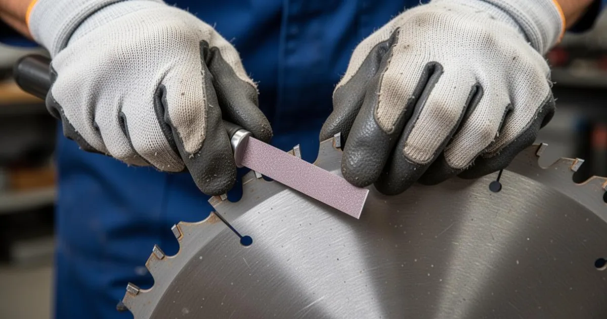 Comment bien affuter une lame circulaire sans abîmer les dents en carbure ou tungstène ? – image 2