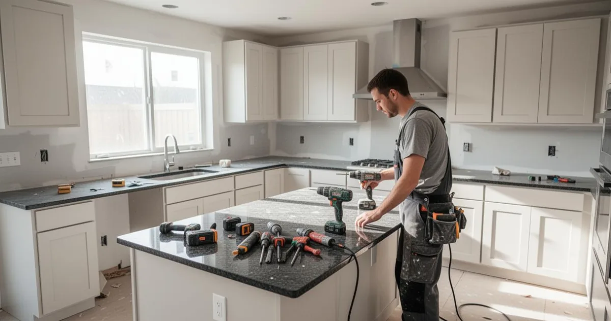 Installation de robinet : comment percer et polir un trou dans un evier en granit