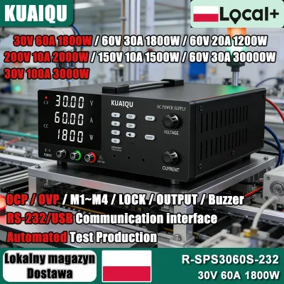Alimentation de laboratoire réglable 30 V 60 A