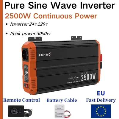 Convertisseur 24 V à onde sinusoïdale pure 2500 W