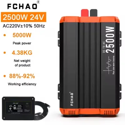 Convertisseur 24 V à onde sinusoïdale pure 2500 W – image 2