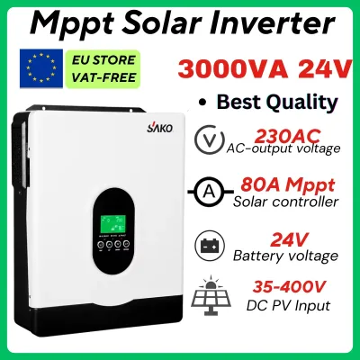 Convertisseur solaire hors réseau 24 V, onde pure