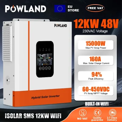 Convertisseur solaire hybride 12 kW, 48 V, MPPT