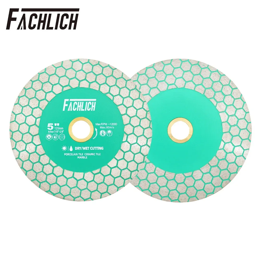 Disques de coupe diamantés 125 mm, lot de 2