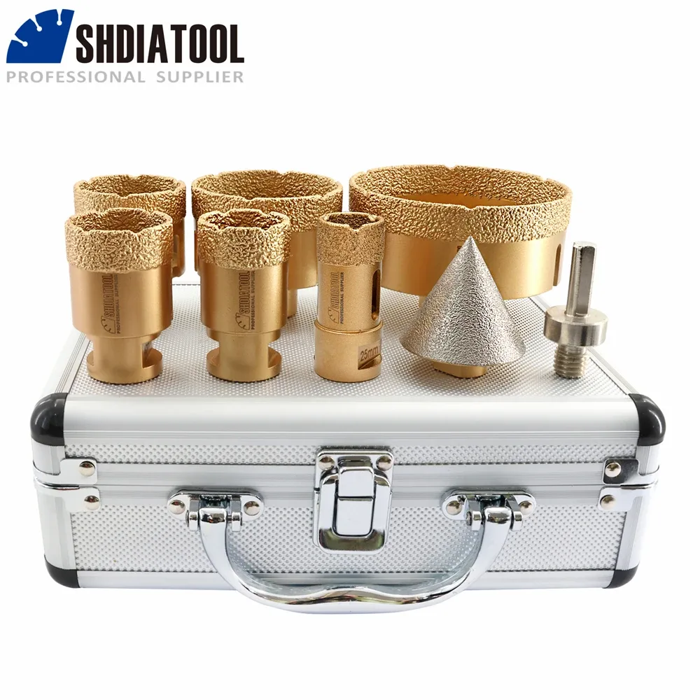 Kit de 8 forets diamant scie cloche M14