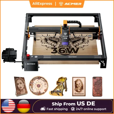 Machine de gravure et découpe laser 36 W ou 48 W
