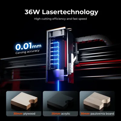 Machine de gravure et découpe laser 36 W ou 48 W – image 2
