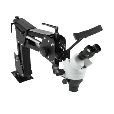 Microscope stéréo à zoom continu pour bijoutier