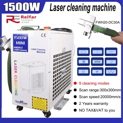 Nettoyeur laser à fibre portatif 1500 W pour métaux