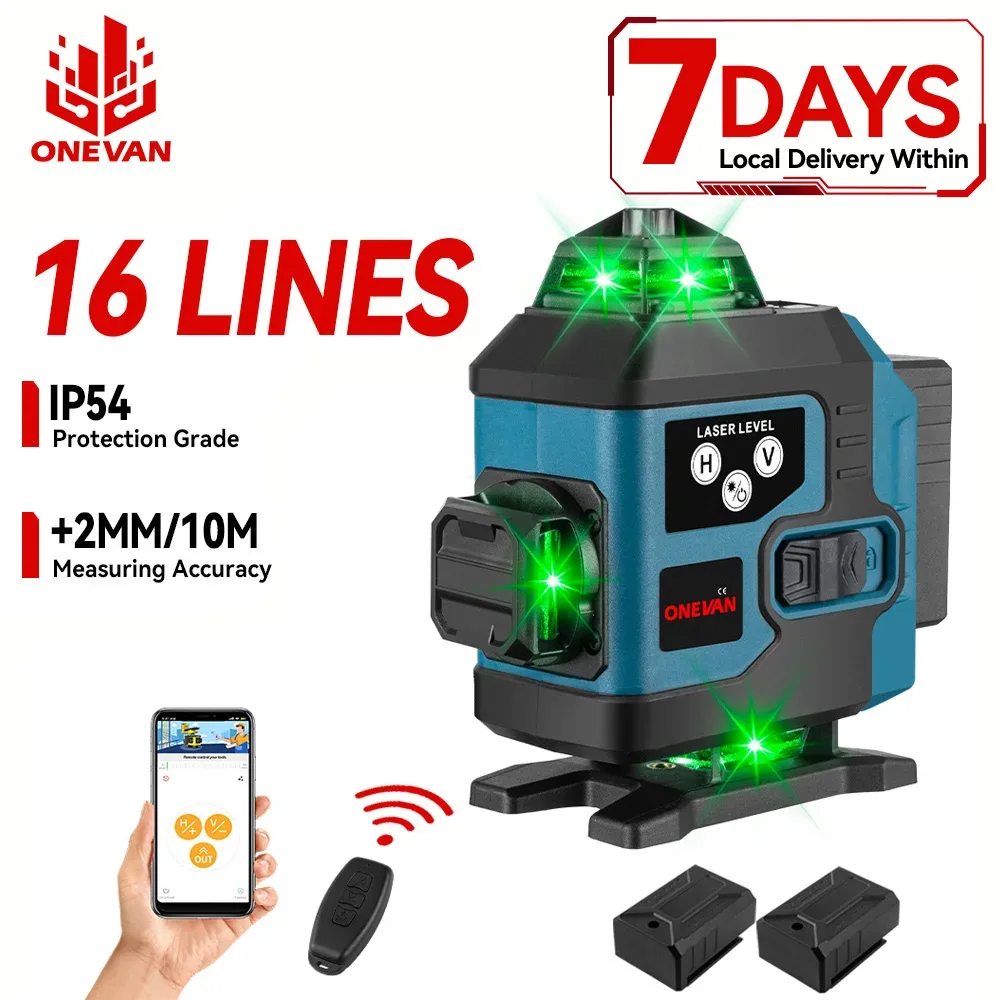 Niveau laser 16 lignes à faisceau vert