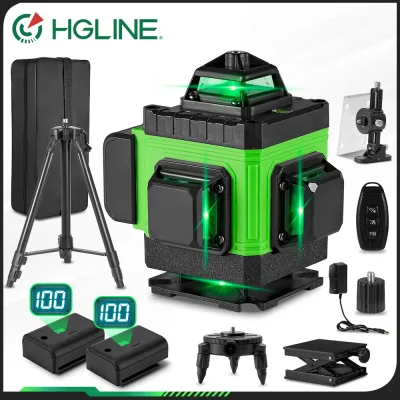 Niveau laser 16 lignes vert avec trépied