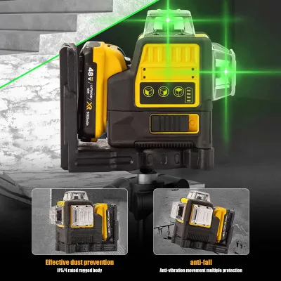 Niveau laser vert auto-nivelant à 12 lignes – image 3