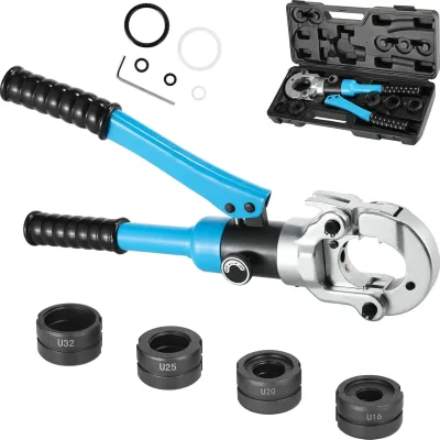Pince à sertir hydraulique, tête rotative à 360 °
