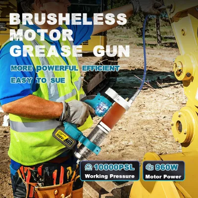 Pistolet à graisse sans fil à moteur sans balais – image 3