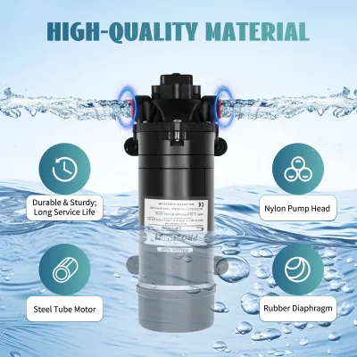 Pompe à eau électrique à membrane auto-amorçante – image 3