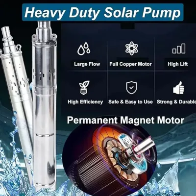 Pompe solaire immergée sans balais 750 W – image 2