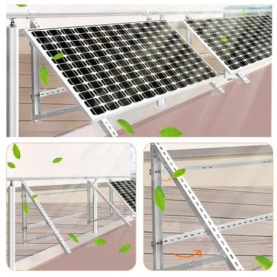 Support de panneau solaire triangulaire réglable – image 3