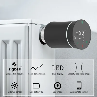Vanne de radiateur thermostatique programmable – image 2